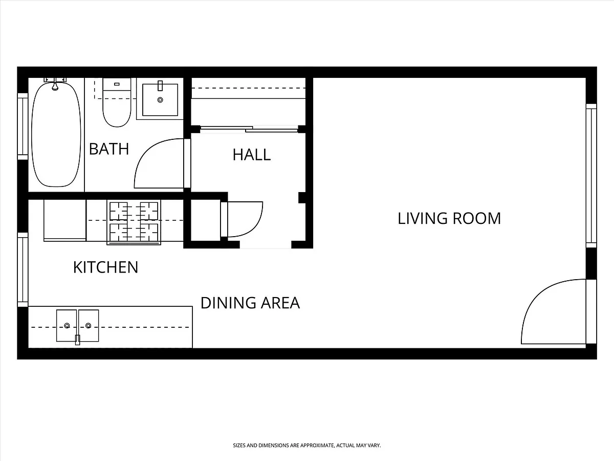 Floor plan Studio A