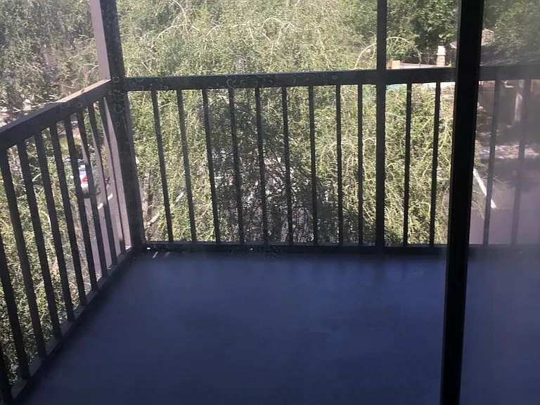 Covered balcony