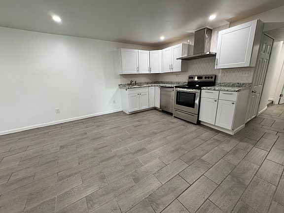 Main living space and updated kitchen