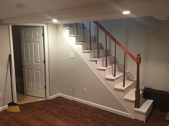 Finished Half of Basement with Bathroom