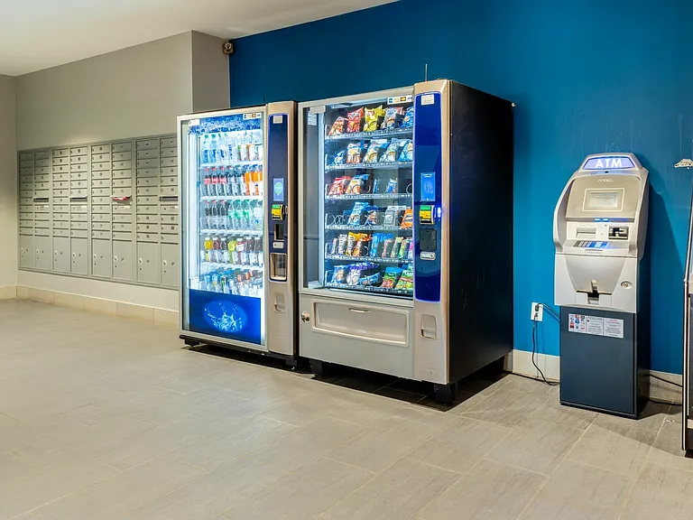 Quick access to snacks and beverages on the go.
