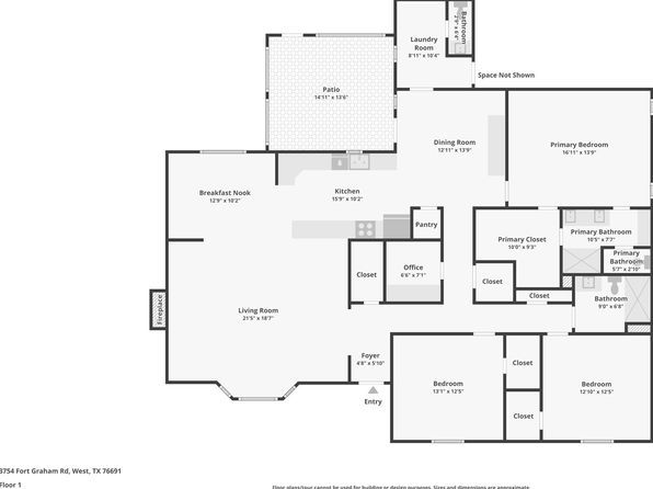 3754 Ft Graham Rd, West, TX 76691