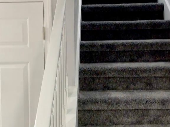 Down stairs