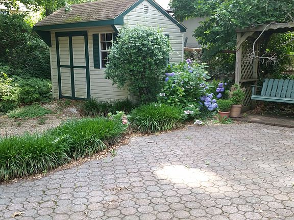 Backyard Patio and Shed