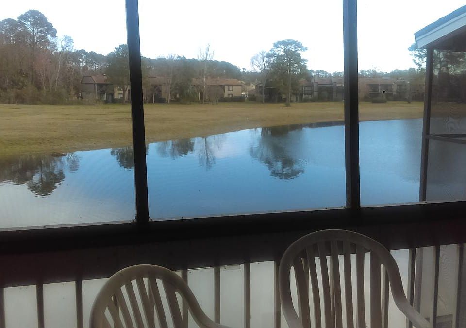 Screen Porch with Lake View