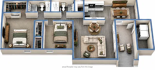Floor plan 2X2