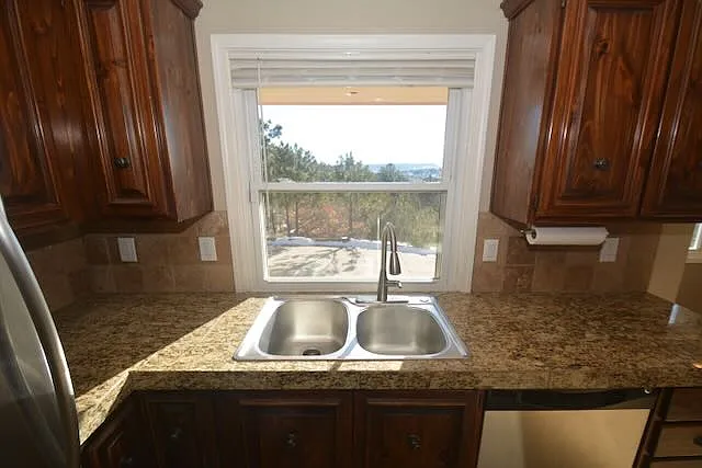 View from kitchen sink