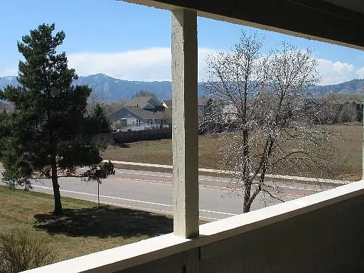Southwest view from the private balcony