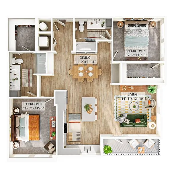 Floor plan B4