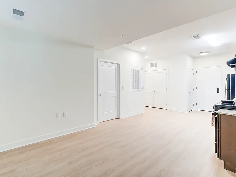 Living/Dining Area- A 1BR-H ANSI Accessible Floor Plan