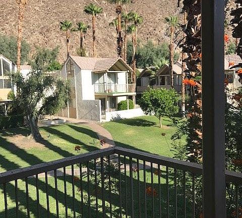 Upper patio mountain view