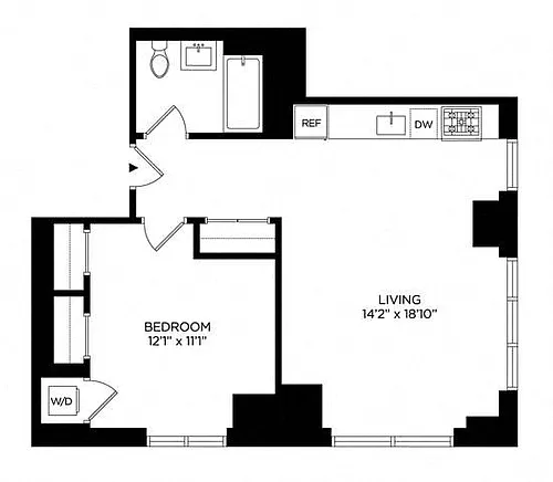 Floor plan 1BF Penthouse North