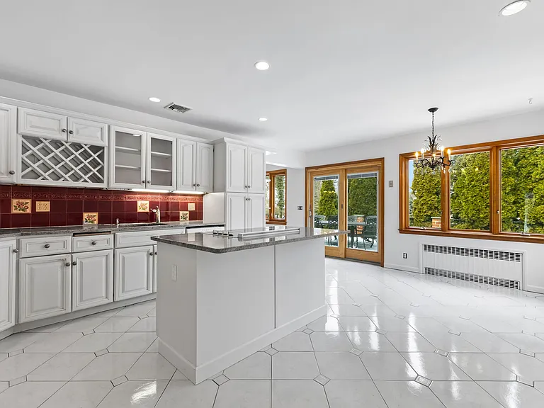 Eat in kitchen with breakfast area overlooking the terrace.