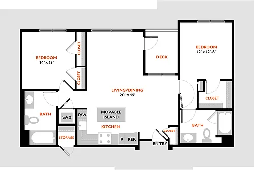 Floor plan Plan 2C