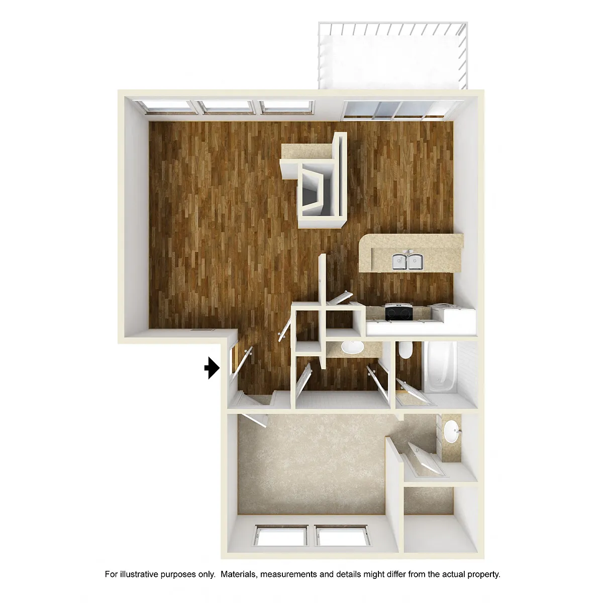 Floor plan Pinehurst-A2