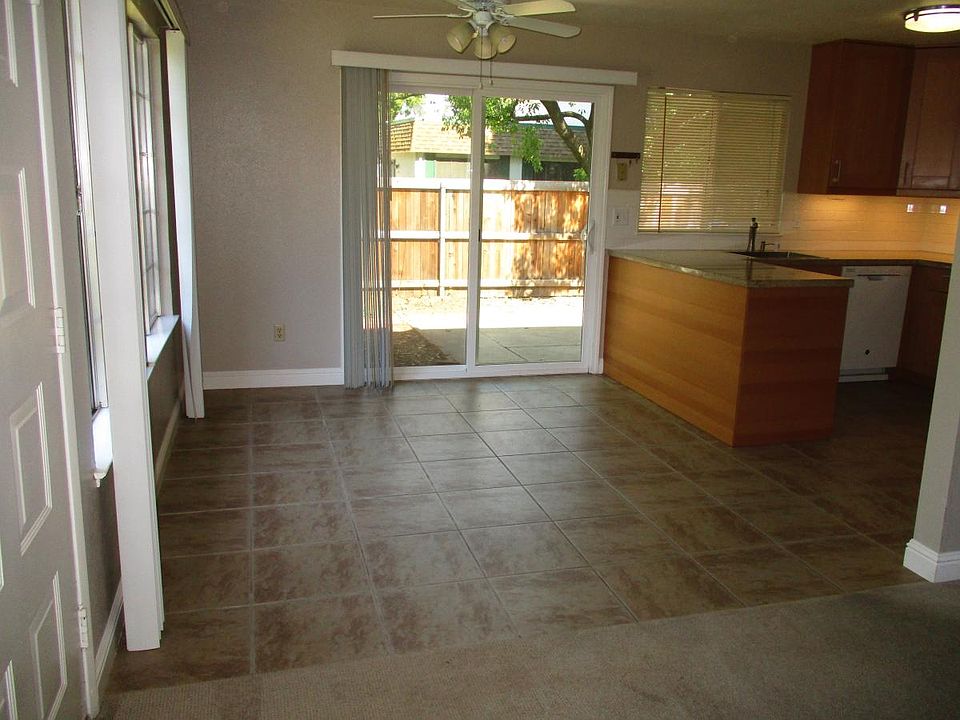 View of dining area overlooking the spacious private patio