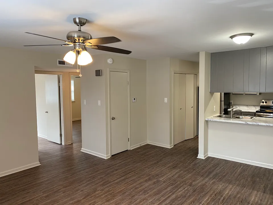 Living room from door