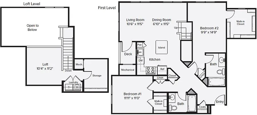 Floor plan B2L-1445