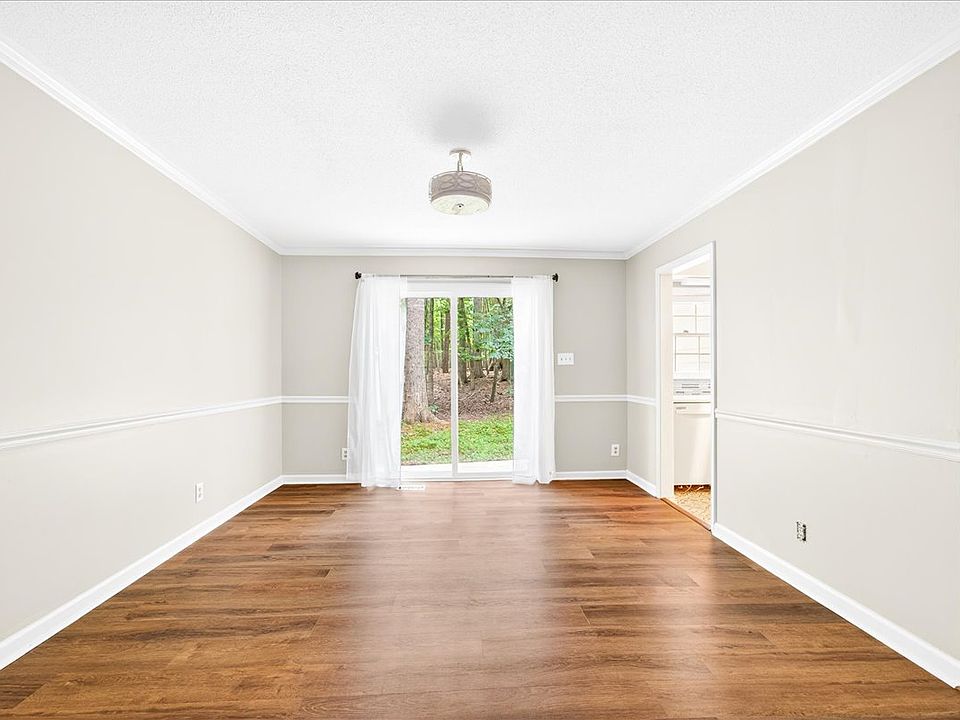 Separate dining room.