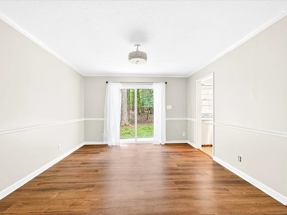 Separate dining room.