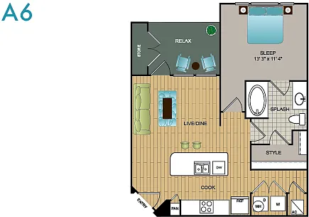 Floor plan A6