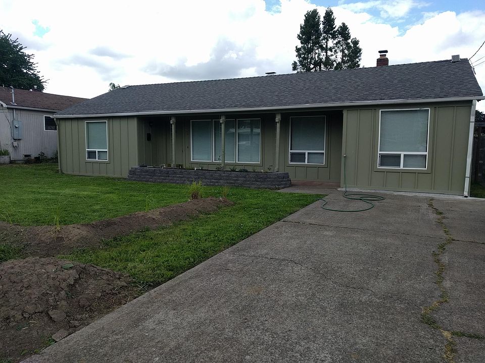 Front with new planting