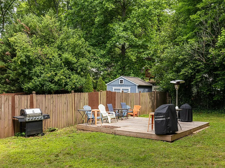 Shared backyard space