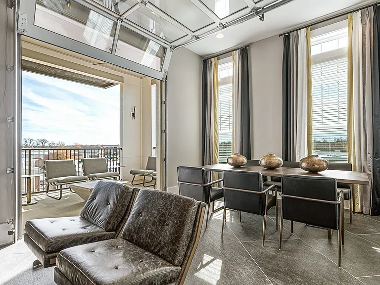 Sky Lounge with Views of Downtown Greensboro