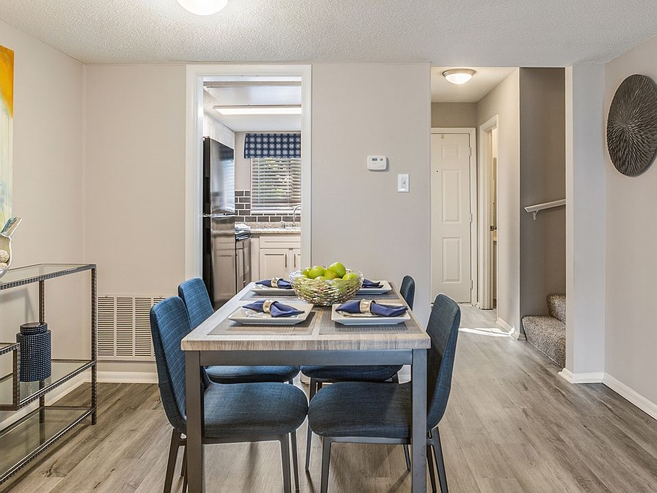 Dining area looking towards kitchen and entry