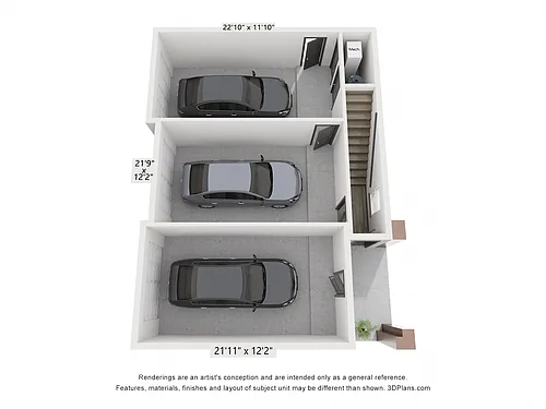 Floor plan B3 Townhouse