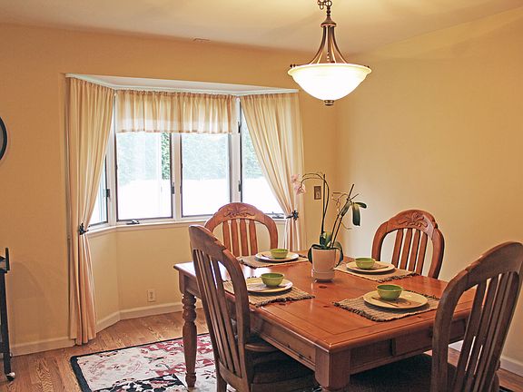 Dining Room with Bay Window