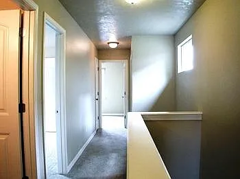 washer/dryer, full bath, and bedrooms