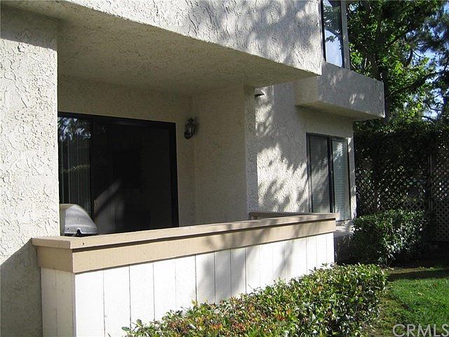 End unit with private patio