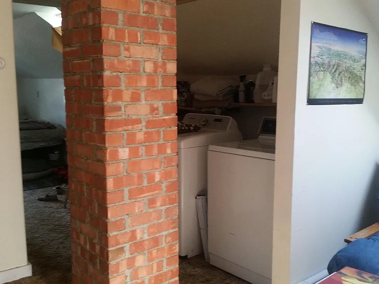 Washer and dryer included.