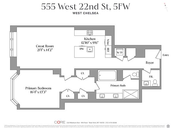 2nd image of 555 W 22nd St #5FW