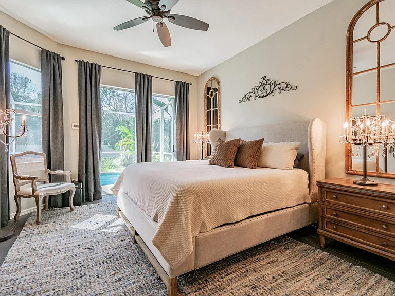 Primary Suite with Restoration Hardware Furnishings