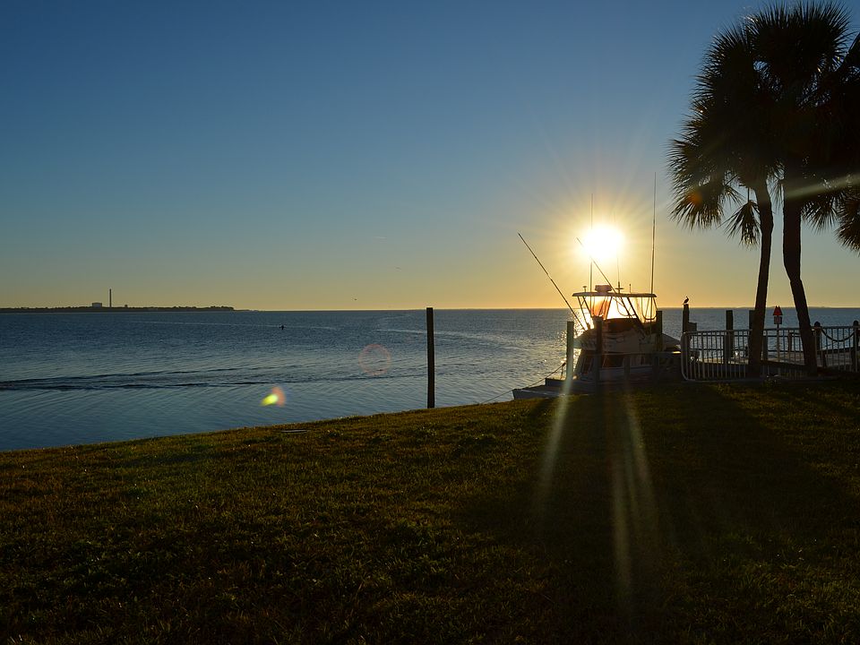 Sunset from lot