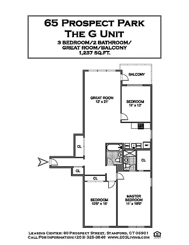 Floor plan 3 Bed 2 Bath