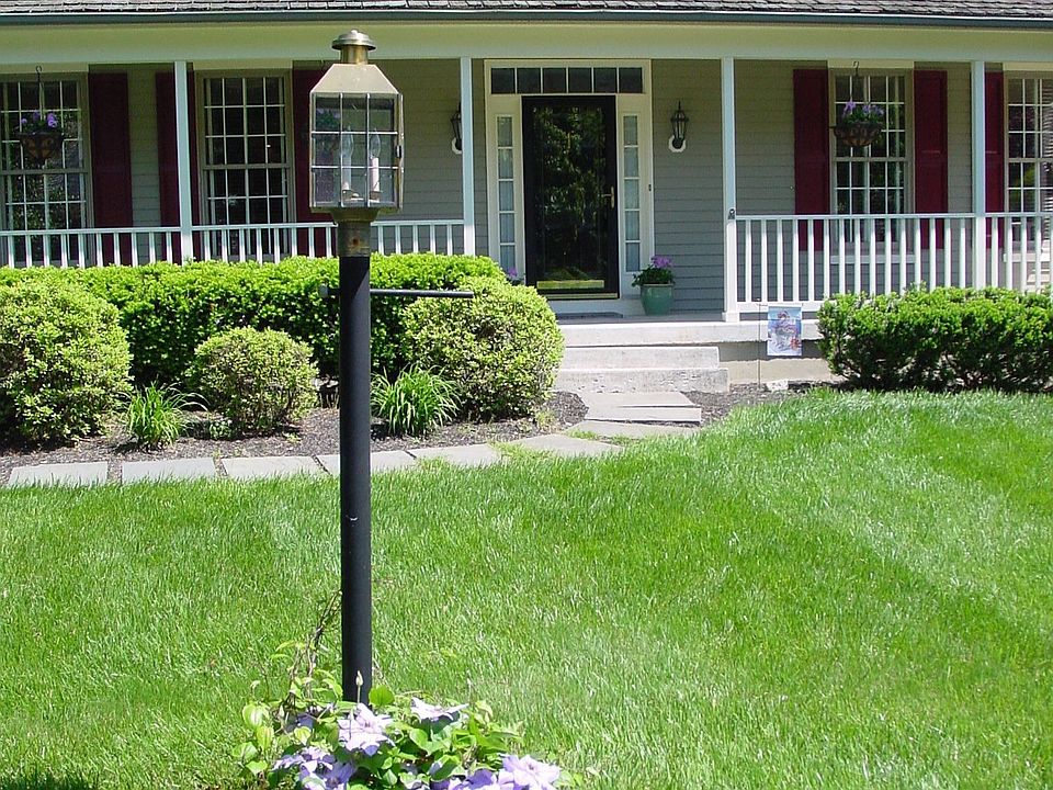 Inviting front porch.