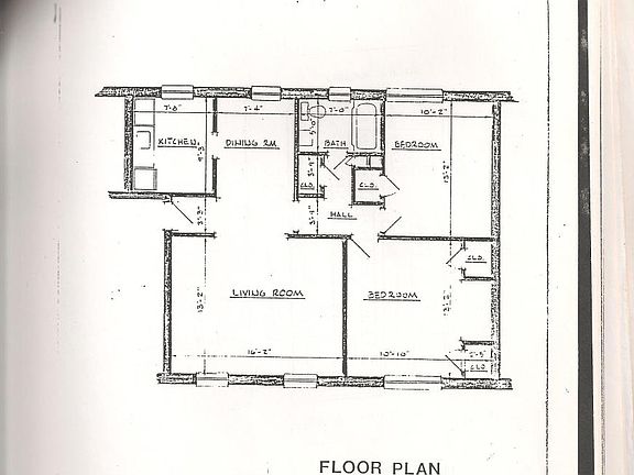 condo 2 BR floor plan