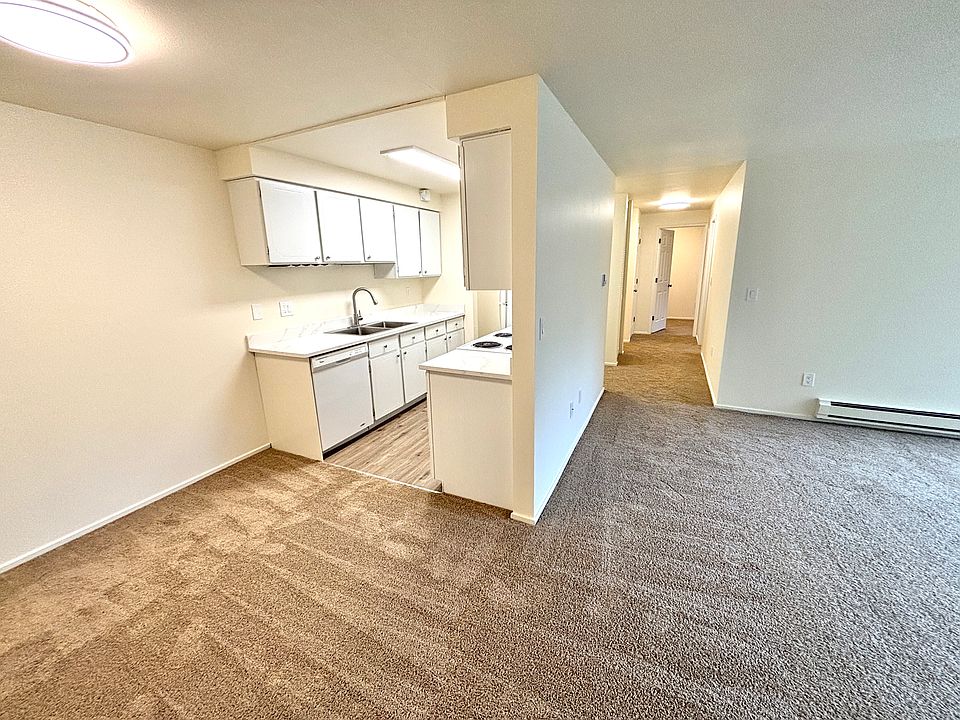 Dining, kitchen and hallway