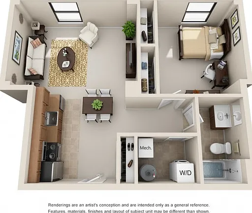 1 Bedroom | 1 Bathroom 1 Bedroom | 1 Bathroom