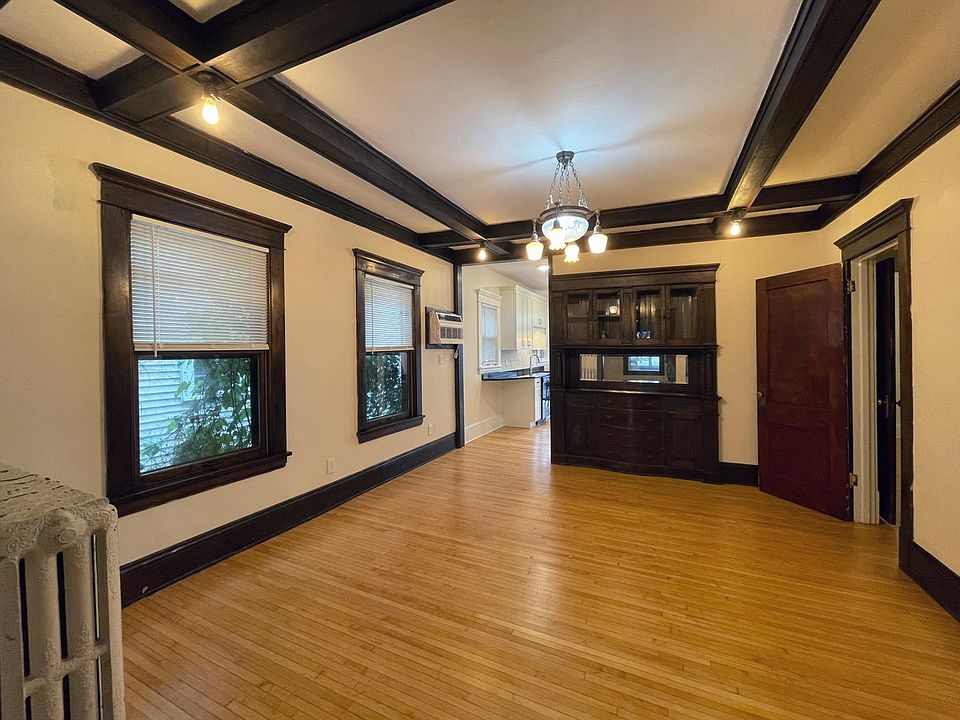 Formal dining room with original woodwork