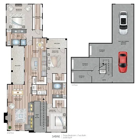 Floor plan Sabine