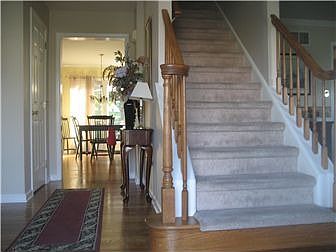 Entrance Foyer with Newly Re-finished Hardwood Flr