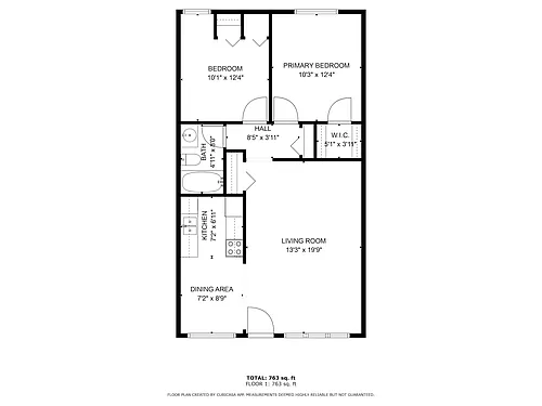 Floor plan 2 Bedroom