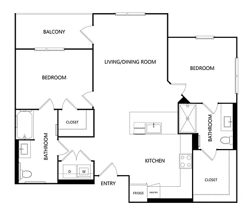 Floor plan B21