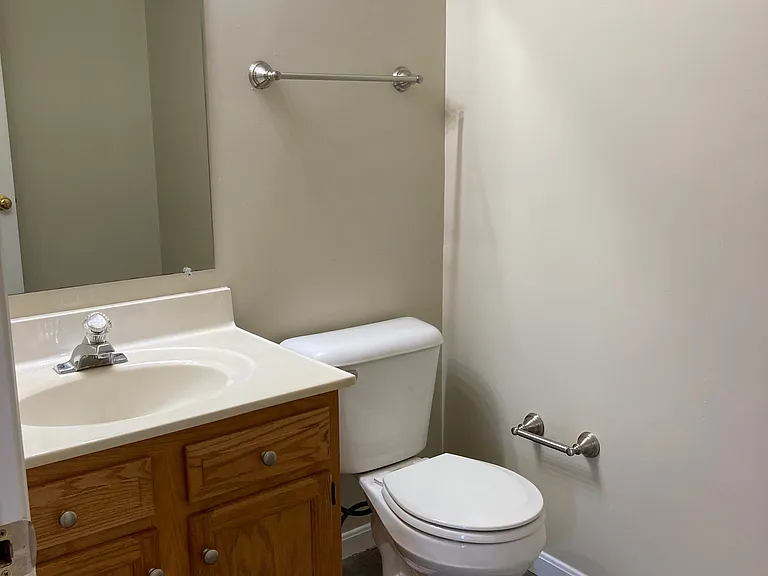 First floor half bath