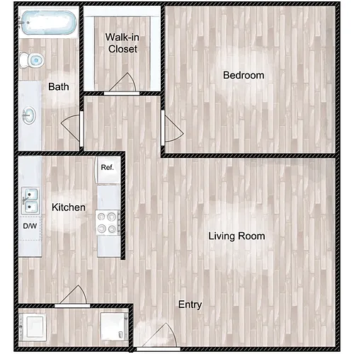 Floor plan The Teddy