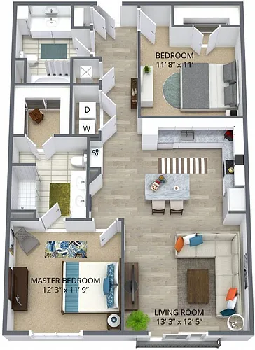 Floor plan The Grable